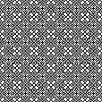 Abstract seamless pattern with silhouettes flowers in black and white. Floral repeating monochrome background. Endless print texture. Fabric design. Wallpaper - vector