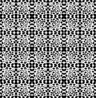 Abstract seamless pattern with silhouettes flowers in black and white. Floral repeating monochrome background. Endless print texture. Fabric design. Wallpaper - vector