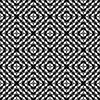 Abstract seamless pattern with silhouettes flowers in black and white. Floral repeating monochrome background. Endless print texture. Fabric design. Wallpaper - vector
