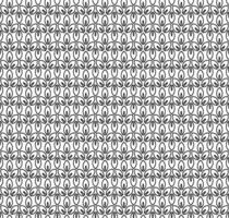 resumen sin costura modelo con siluetas flores en negro y blanco. floral repitiendo monocromo antecedentes. interminable impresión textura. tela diseño. fondo de pantalla - vector