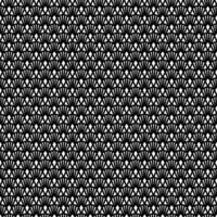 resumen sin costura modelo con siluetas flores en negro y blanco. floral repitiendo monocromo antecedentes. interminable impresión textura. tela diseño. fondo de pantalla - vector