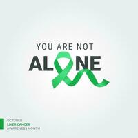 Triumph Over Liver Cancer Challenges. Awareness Posters vector