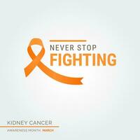 Unite for a Cause Vector Background Kidney Cancer Awareness