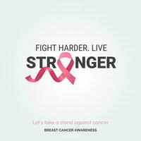 Empower Pink Warriors Breast Cancer Awareness vector
