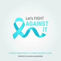 Crafting a Cure. Vector Background Prostate Cancer Initiative