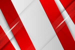 Red white professional geometric background design vector