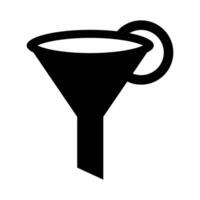 Funnel Vector Glyph Icon For Personal And Commercial Use.
