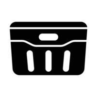 Crate Vector Glyph Icon For Personal And Commercial Use.