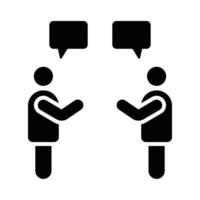 Communication Skills Vector Glyph Icon For Personal And Commercial Use.