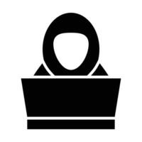 Hacker Vector Glyph Icon For Personal And Commercial Use.