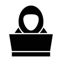 Hacker Vector Glyph Icon For Personal And Commercial Use.