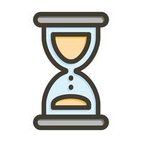 Hourglass Vector Thick Line Filled Colors Icon For Personal And Commercial Use.