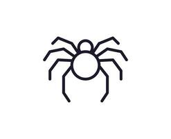 Bug concept. Single premium editable stroke pictogram perfect for logos, mobile apps, online shops and web sites. Vector symbol isolated on white background.