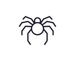 Bug concept. Single premium editable stroke pictogram perfect for logos, mobile apps, online shops and web sites. Vector symbol isolated on white background.