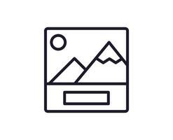 Camera concept. Single premium editable stroke pictogram perfect for logos, mobile apps, online shops and web sites. Vector symbol isolated on white background.