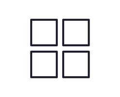 Internet and interface symbols in line style. Vector sign for apps, web sites, UI. Perfect for web sites, apps, stores, shops. Vector line icon of menu