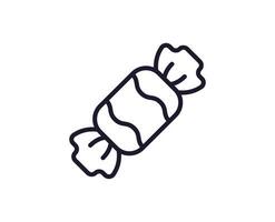 Single line icon of candy High quality vector illustration for design, web sites, internet shops, online books etc. Editable stroke in trendy flat style isolated on white background