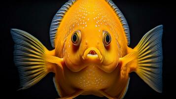 Wildlife photography of Photo of Tang Fish. Generative AI