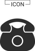 telephone and Phone call icon vector