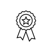 Award medal icon rosette icon vector design