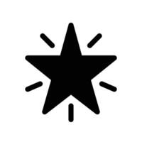 Star award solid icon. simple star rating for symbol, contest winner sign, favorite rate achievement for web and app. vector illustration design on white background. EPS 10