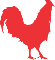 Gallo silhouette illustrazione png