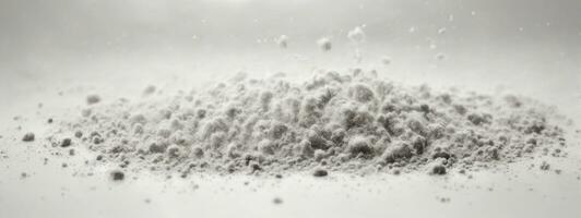 Abstract texture dust particle and dust grain on white background.. AI generated photo