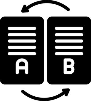 solid icon for converted vector