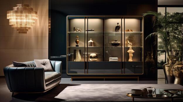 Luxurious design showcasing accessory allure. Generative AI photo