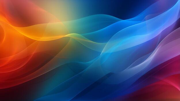 Intense captivating background with colors. Generative AI photo