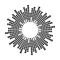 Abstract equalizer music sound wave circle vector icon symbol. logo design, round line icon, circle item, elements background, illustration