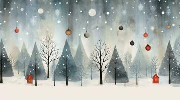 Season with a delightful Happy Christmas. Generative AI photo