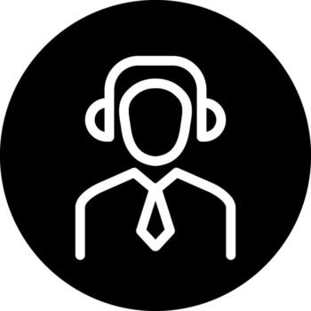 solid icon for representative vector