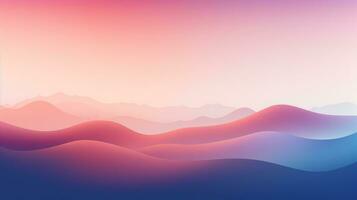 Surreal Gradient Dreams. Generative AI photo