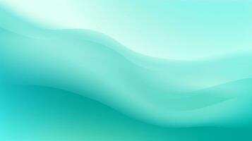 Soft Turquoise Gradient. Generative AI photo