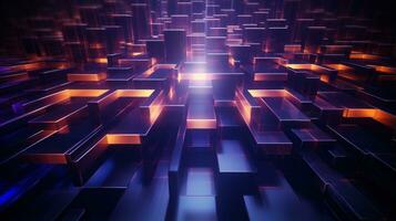 Aesthetic tech fusion design. Generative AI photo