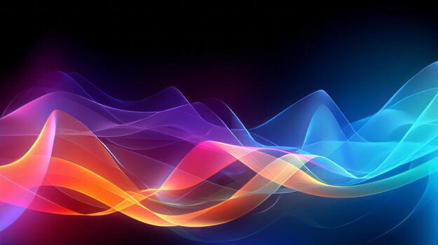 Futuristic Digital Fusion. Generative AI photo