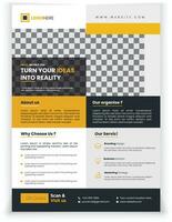 Corporate Business Flyer Template Free Vector