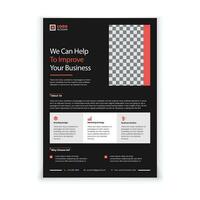 Corporate Business Flyer Template Free Vector