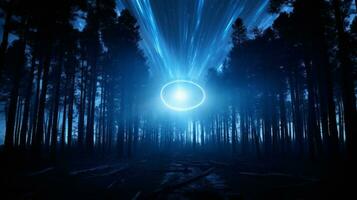Documented Blue Phenomenon. Generative AI photo