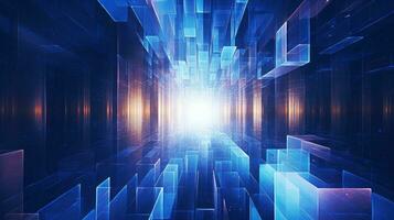 Dreamlike world immersing abstract illusion. Generative AI photo