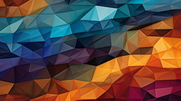 Diverse vibrant abstract background. Generative AI photo