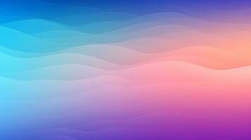 Vivid Gradient Mirage. Generative AI photo