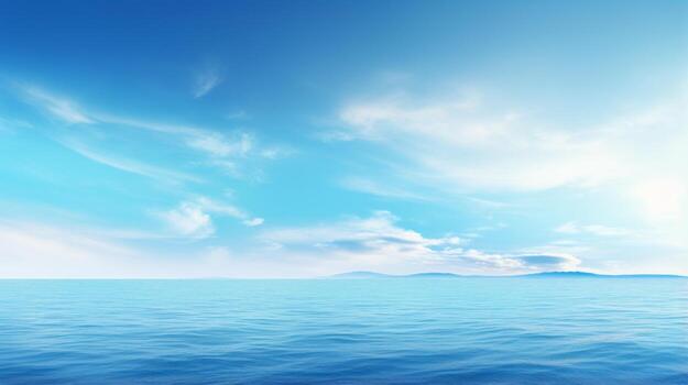 Mesmerizing blue backdrop, soothing aesthetics. Generative AI photo