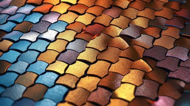 Generative AI, an abstract background image with a metallic texture photo