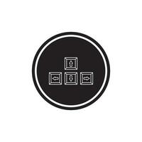 keyboard button icon vector