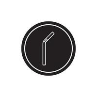 straw icon vector