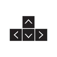 keyboard button icon vector