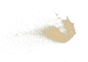 Sand und Staub Explosion isoliert png