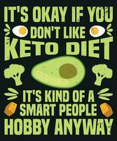 It is okay if you do not like keto diet it is kind of a smart vector